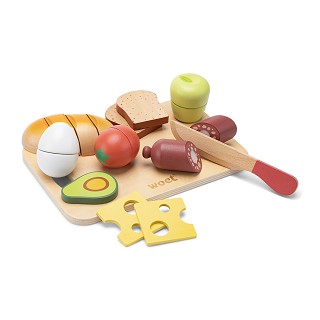 Snijset - ontbijt met snijplank